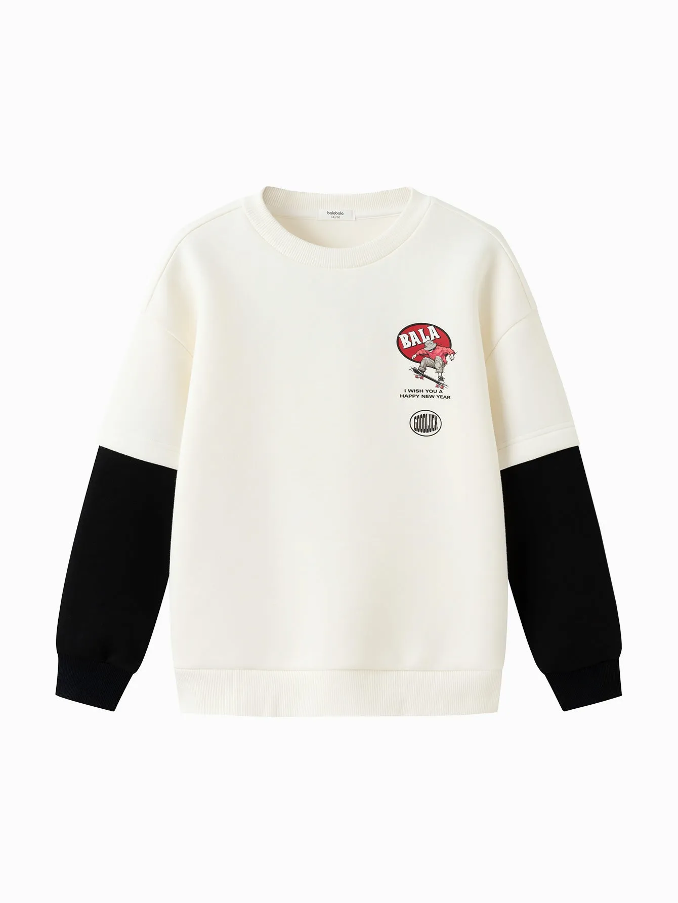 2025 Spring New Boy Round Neck Sweatshirt