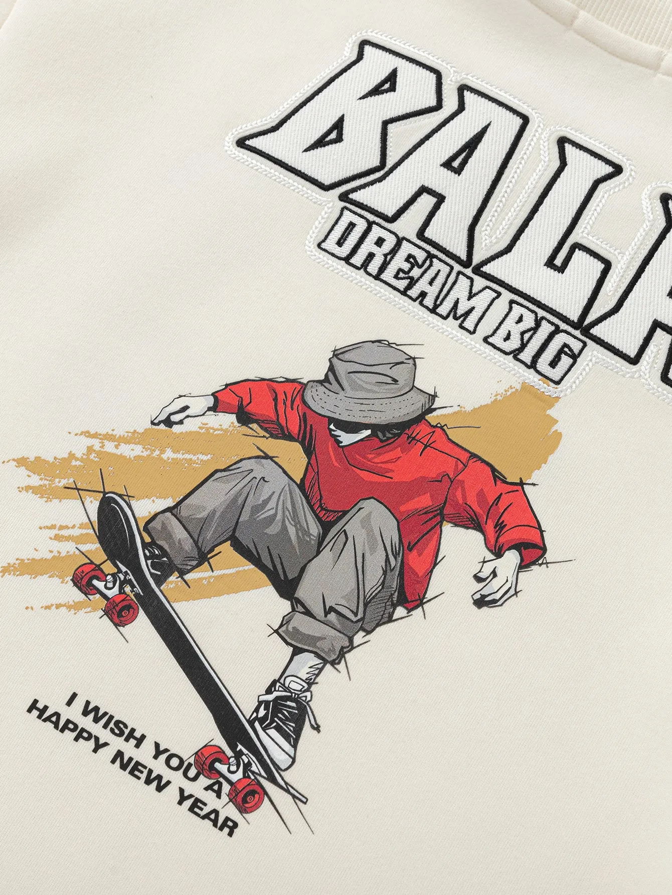 2025 Spring New Boy Round Neck Sweatshirt