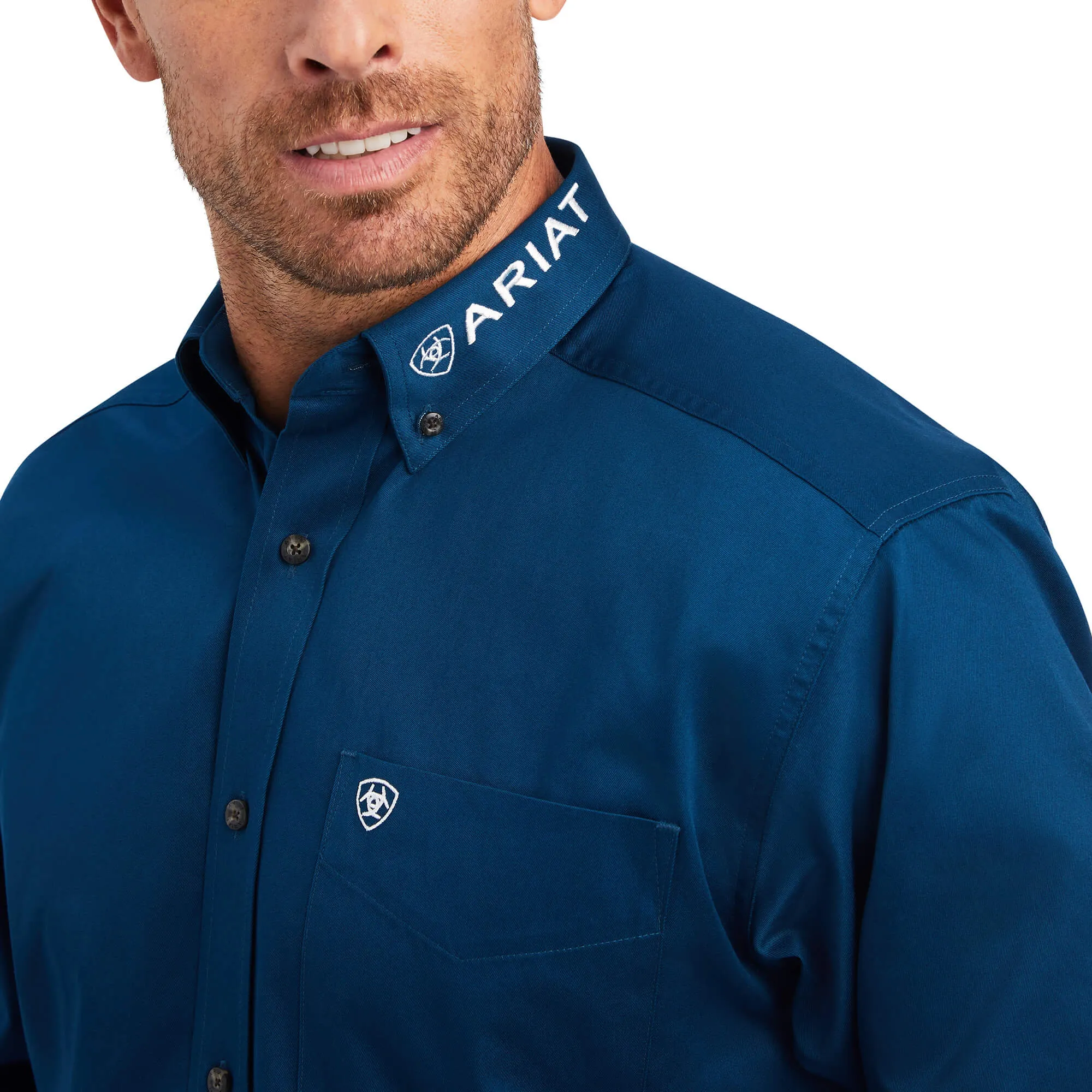 Ariat Men's Team Logo Twill Classic Fit Shirt