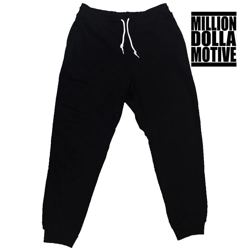 Black Terry Joggers