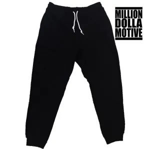 Black Terry Joggers