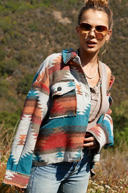 Bo-Ho Chic Aztec Jacket