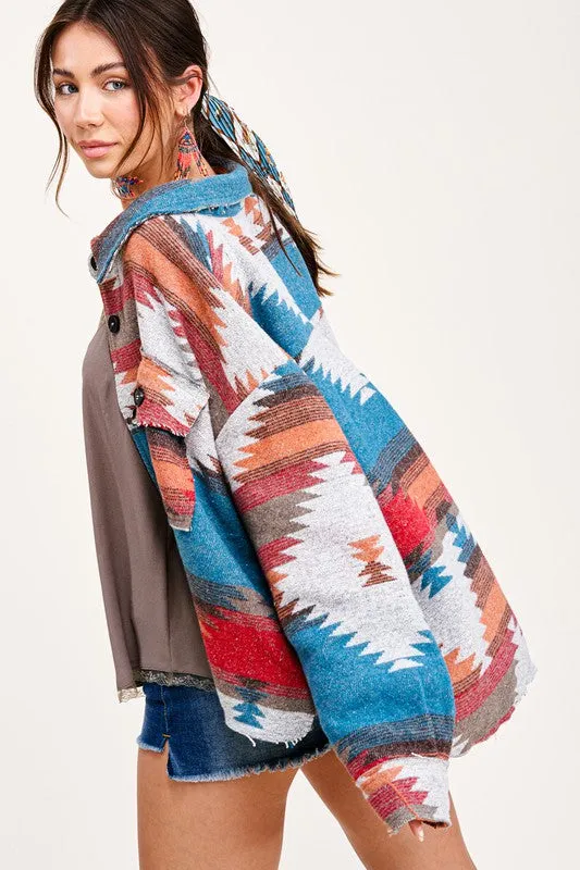 Bo-Ho Chic Aztec Jacket
