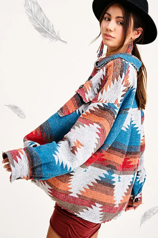 Bo-Ho Chic Aztec Jacket