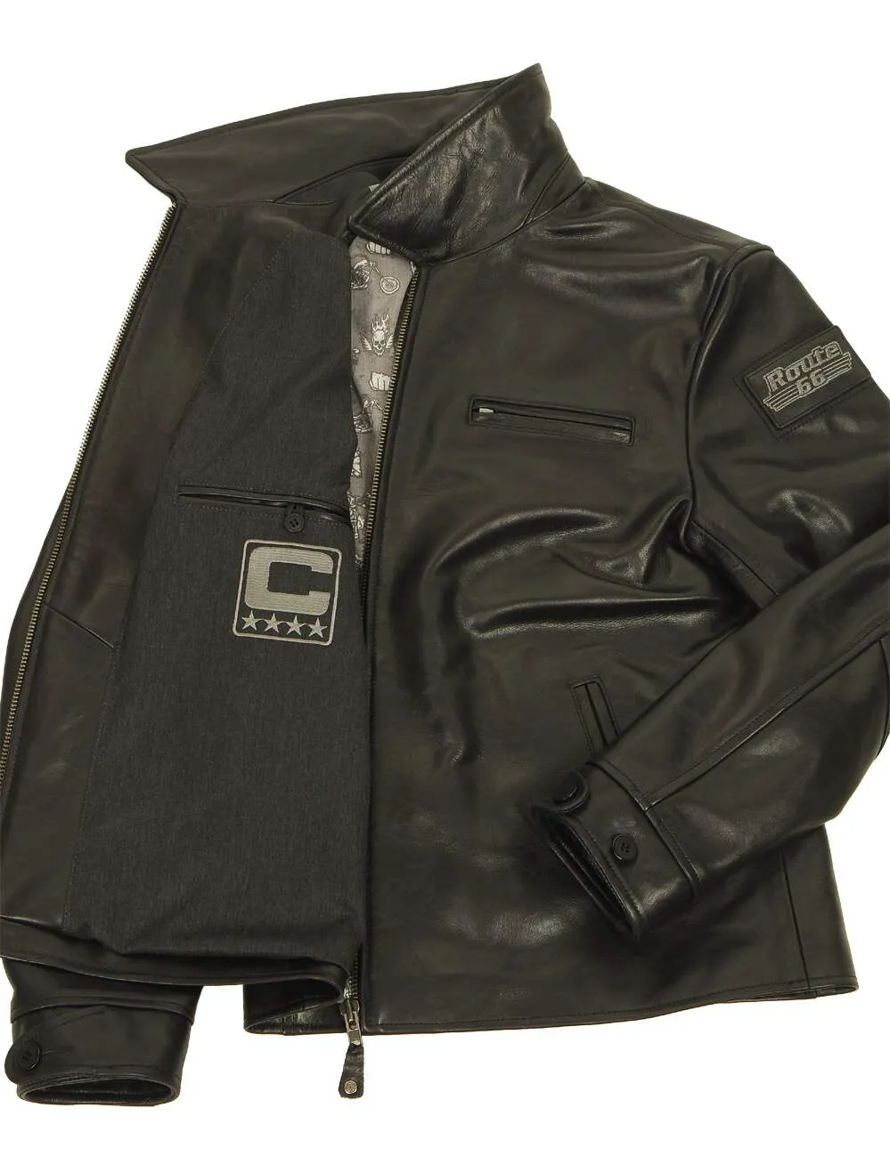 Chicago Route 66 Men's Leather Jacket Art. 408