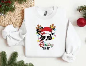 Christmas Disney Trip Sweatshirt, Trendy Sweatshirt, Disneyland Sweatshirt, Oversized Sweatshirt, Christmas Sweatshirt, Christmas Gift