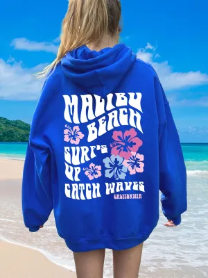 Coconut Girl Hoodie - Malibu Beach Surf Hoodie