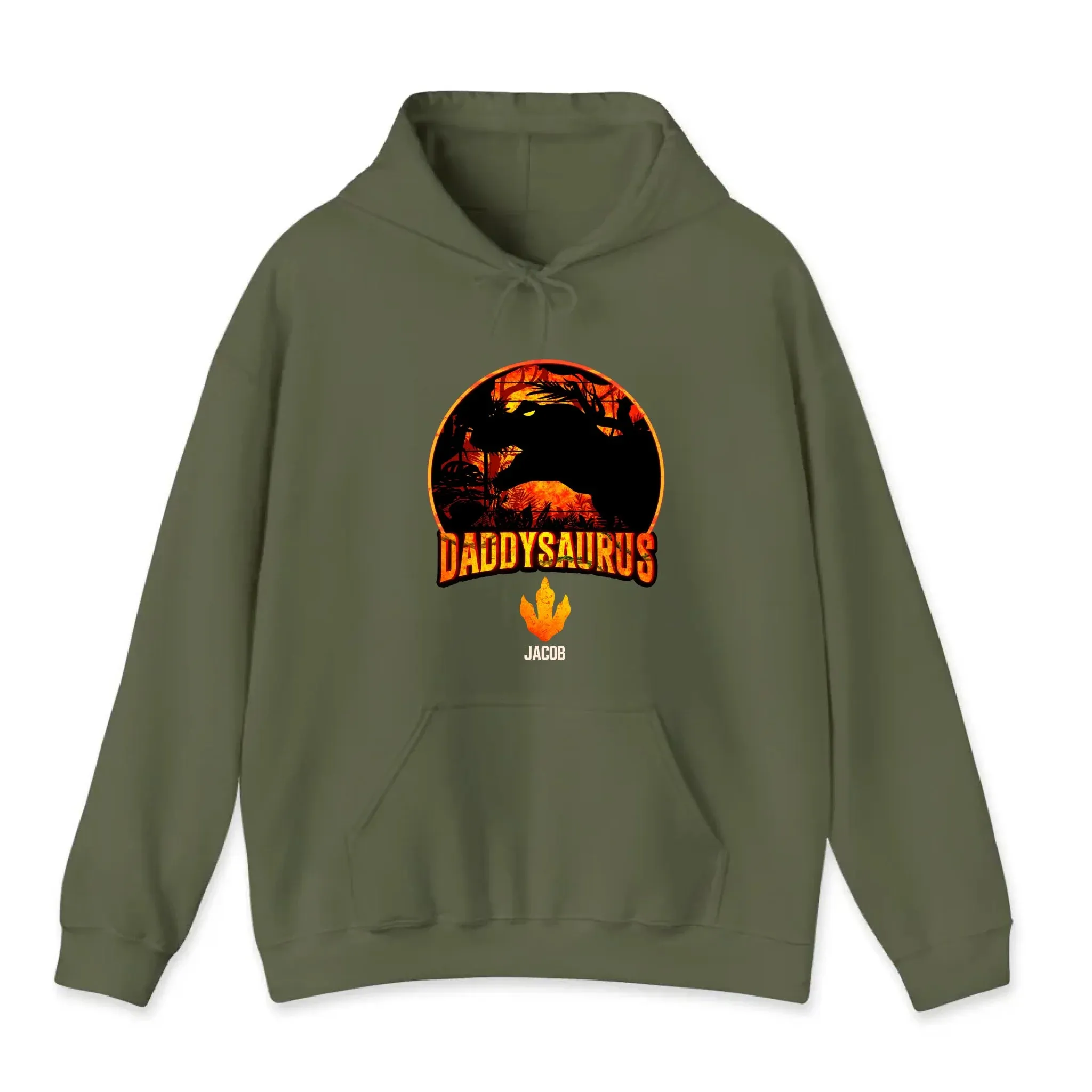 Daddysaurus - Personalized Gifts For Dad - Unisex Hoodie