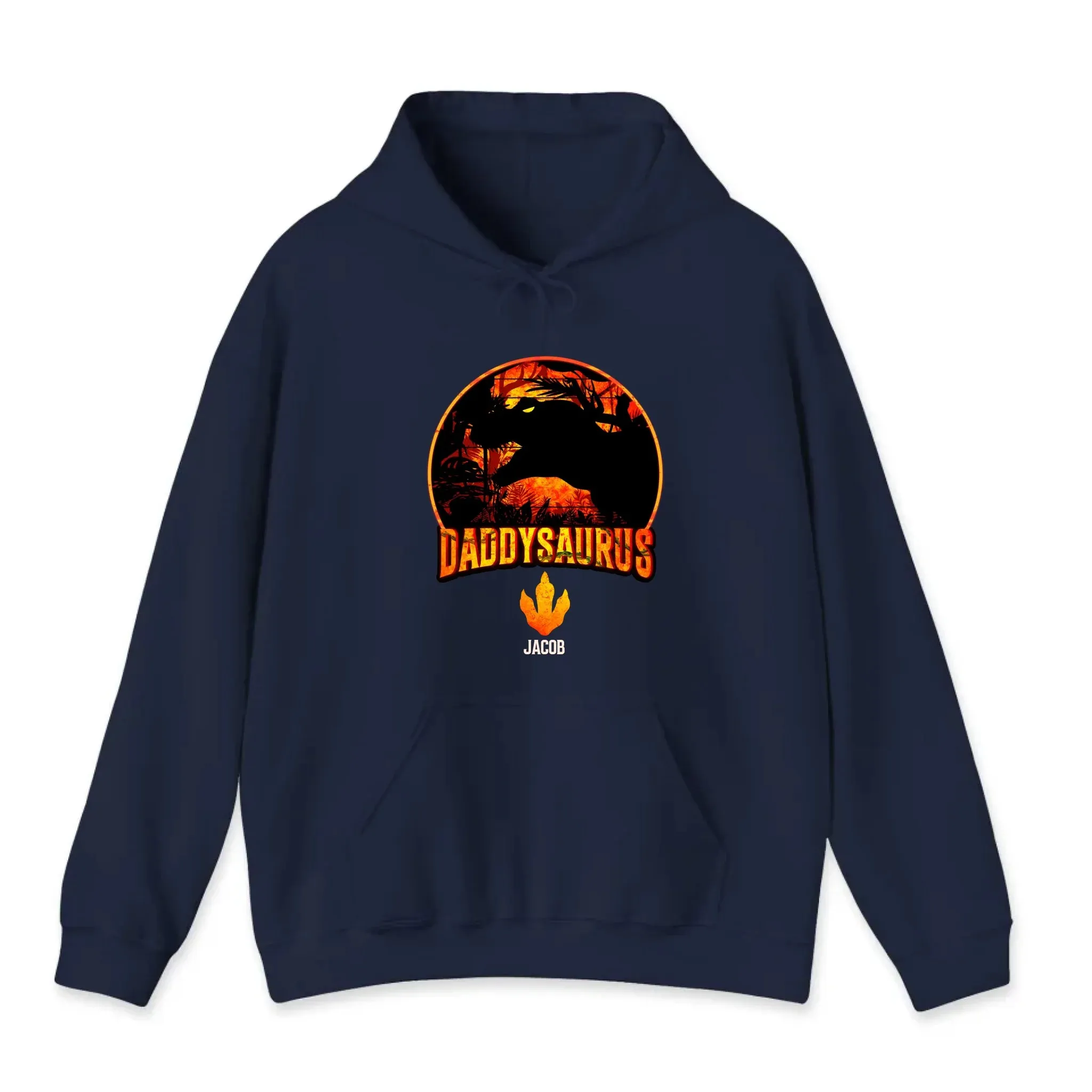 Daddysaurus - Personalized Gifts For Dad - Unisex Hoodie