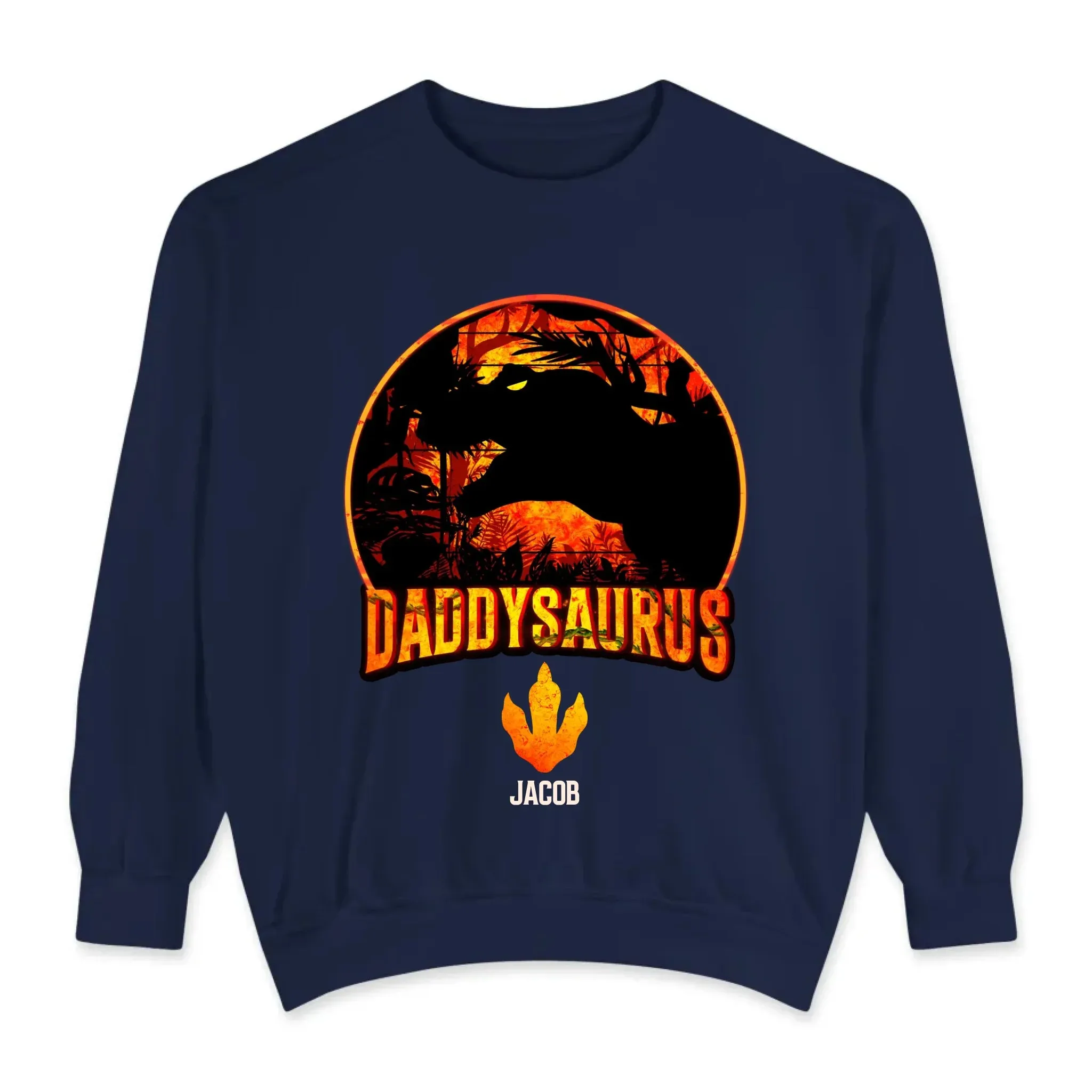Daddysaurus - Personalized Gifts For Dad - Unisex Hoodie