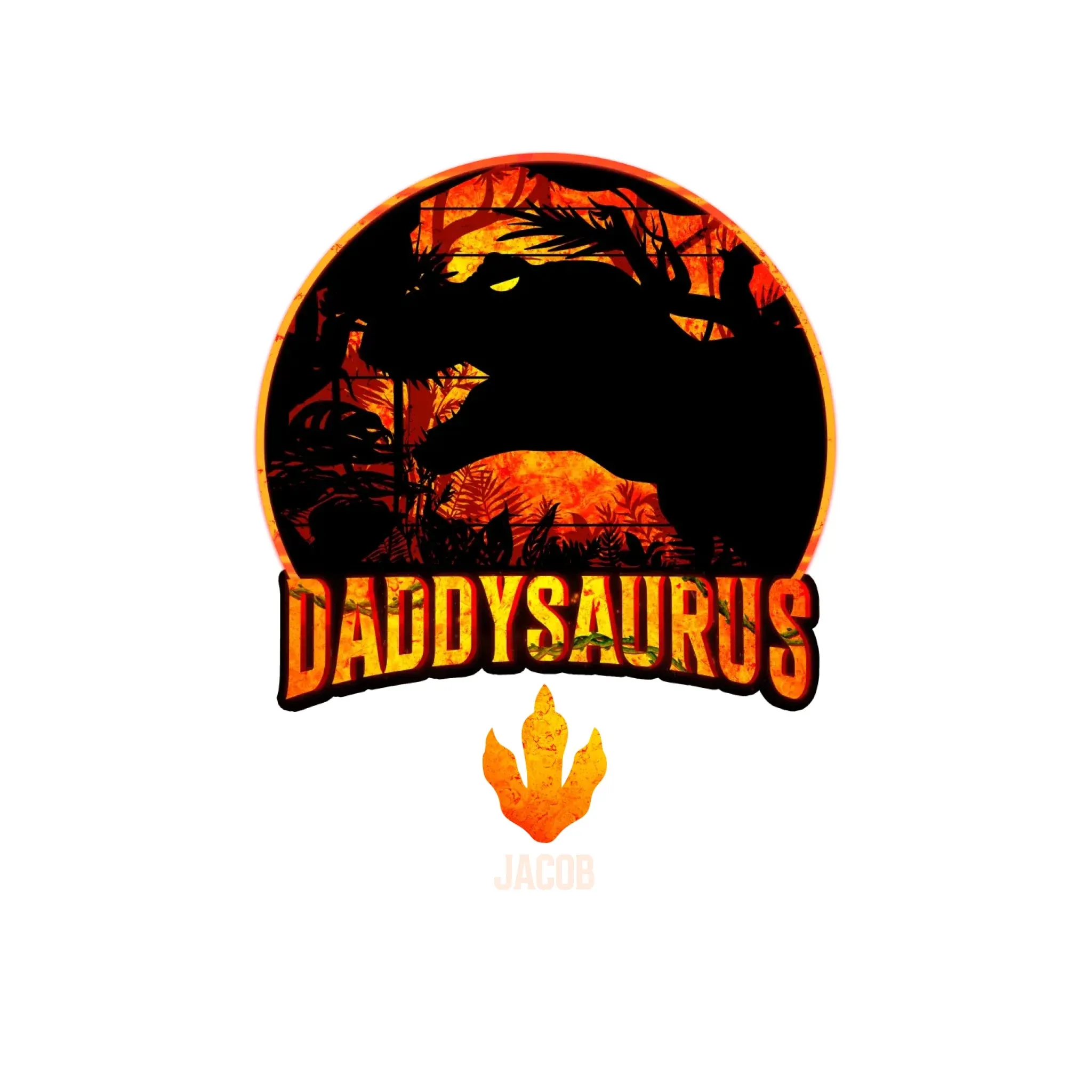Daddysaurus - Personalized Gifts For Dad - Unisex Hoodie