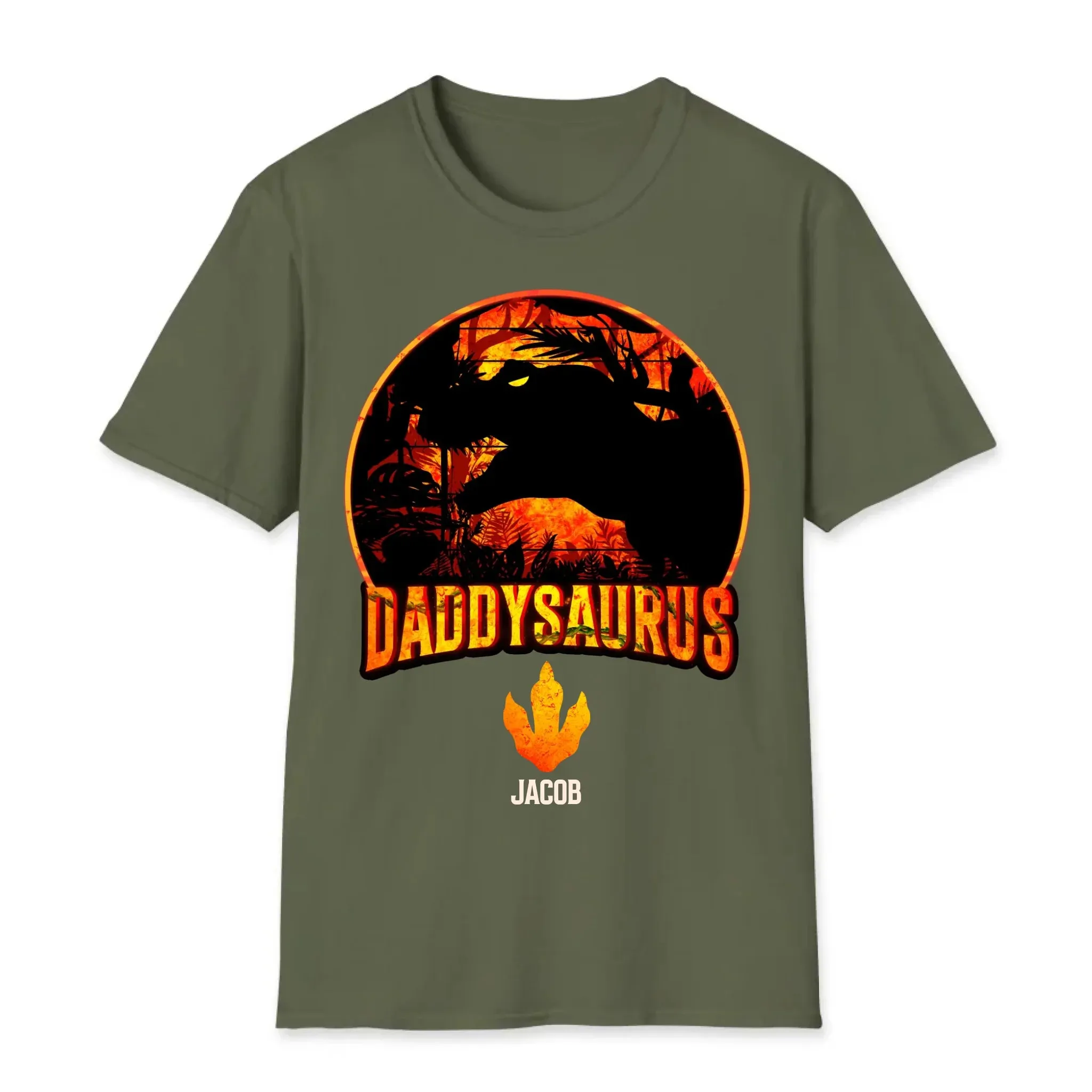 Daddysaurus - Personalized Gifts For Dad - Unisex Hoodie