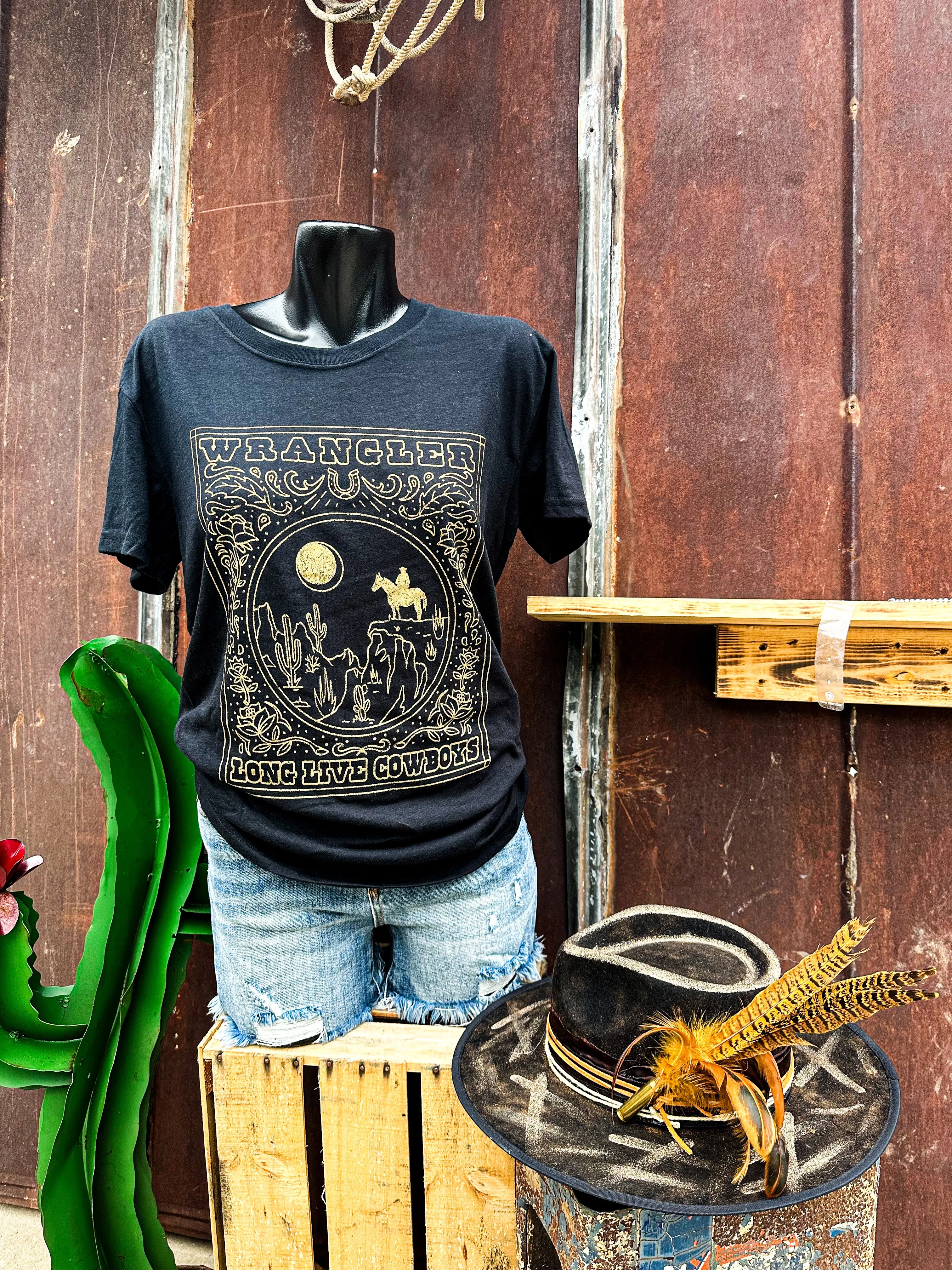 Desert Nights Boyfriend Wrangler Graphic