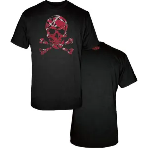 Edward Van Halen Stripes Skull Mens Lightweight T-Shirt Small