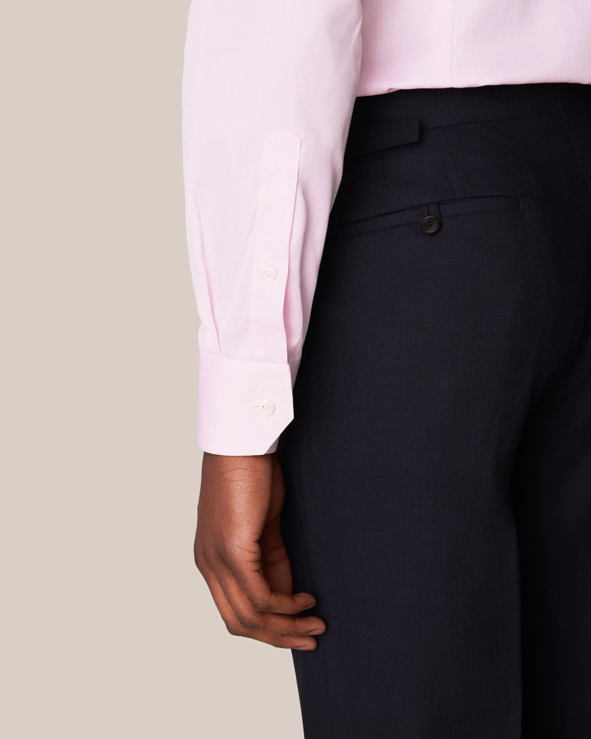 Eton Slim Fit Signature Twill Shirt - Pink