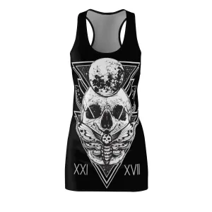Exclusive HorrorWeb Moth Women's Cut & Sew Racerback Dress