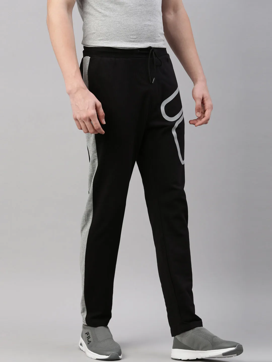 Fila Black Opela Men's Cuffed Joggers