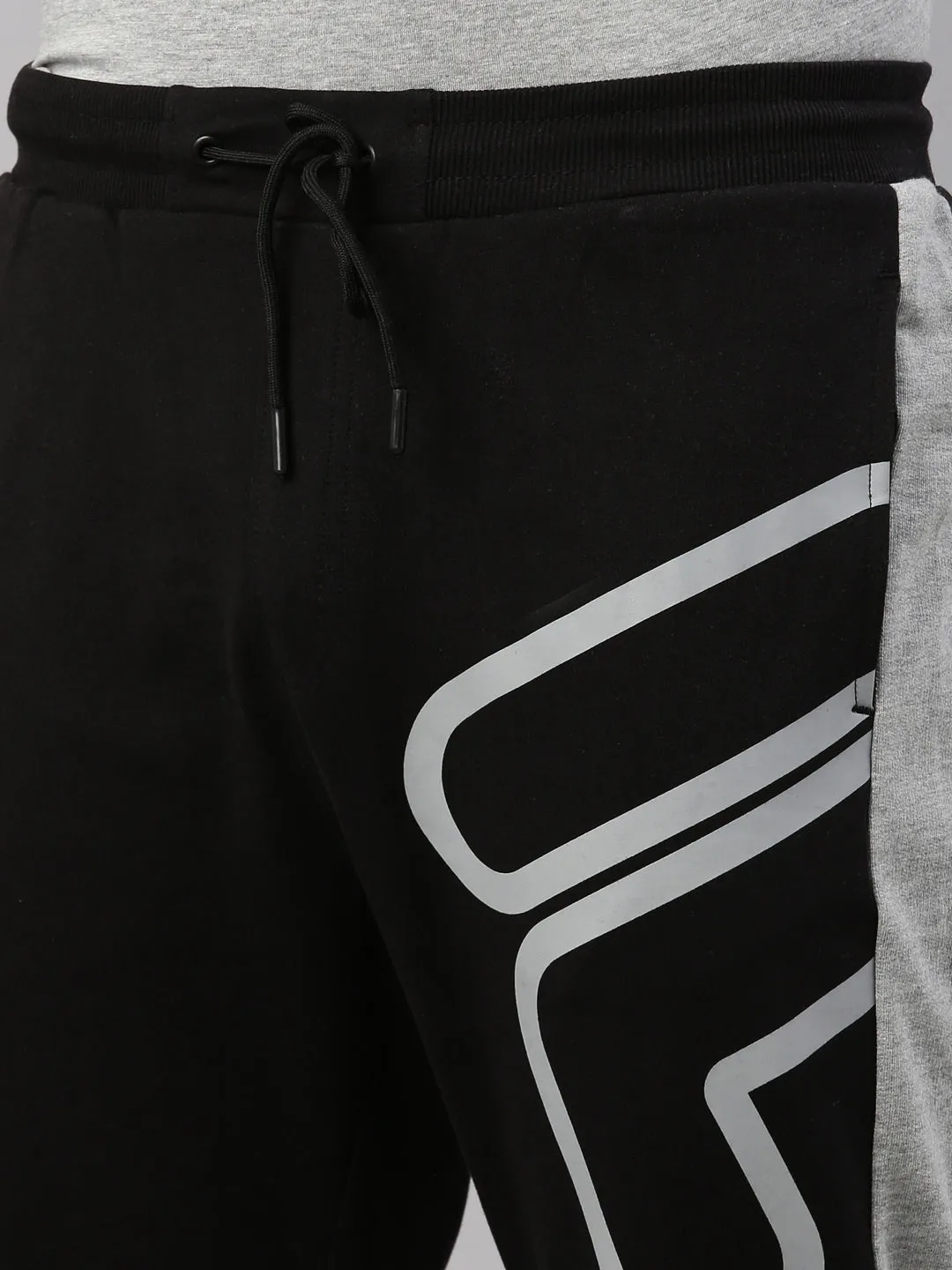 Fila Black Opela Men's Cuffed Joggers