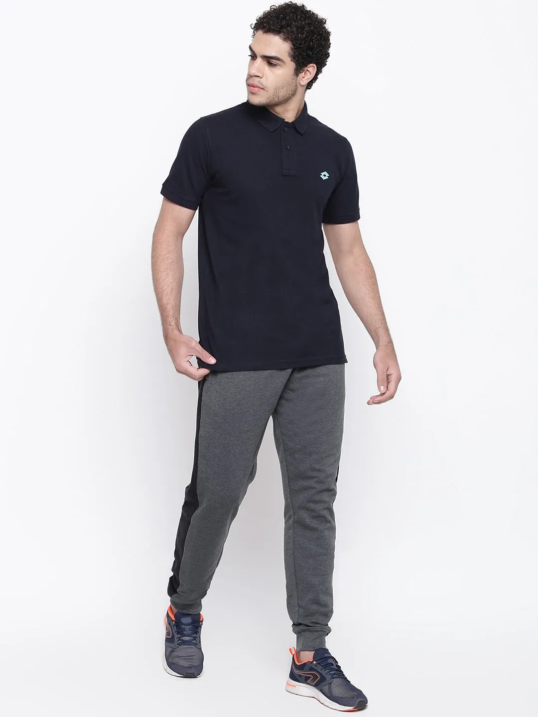 Fila White Baxter Men's Cuffed Jogger