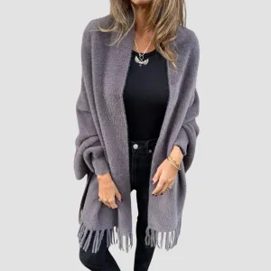 Flaire™ | Elegant scarf-style pullover with long sleeves