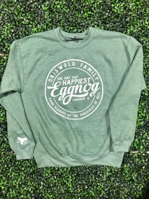 Happiest Eggnog Screen Print Top Design