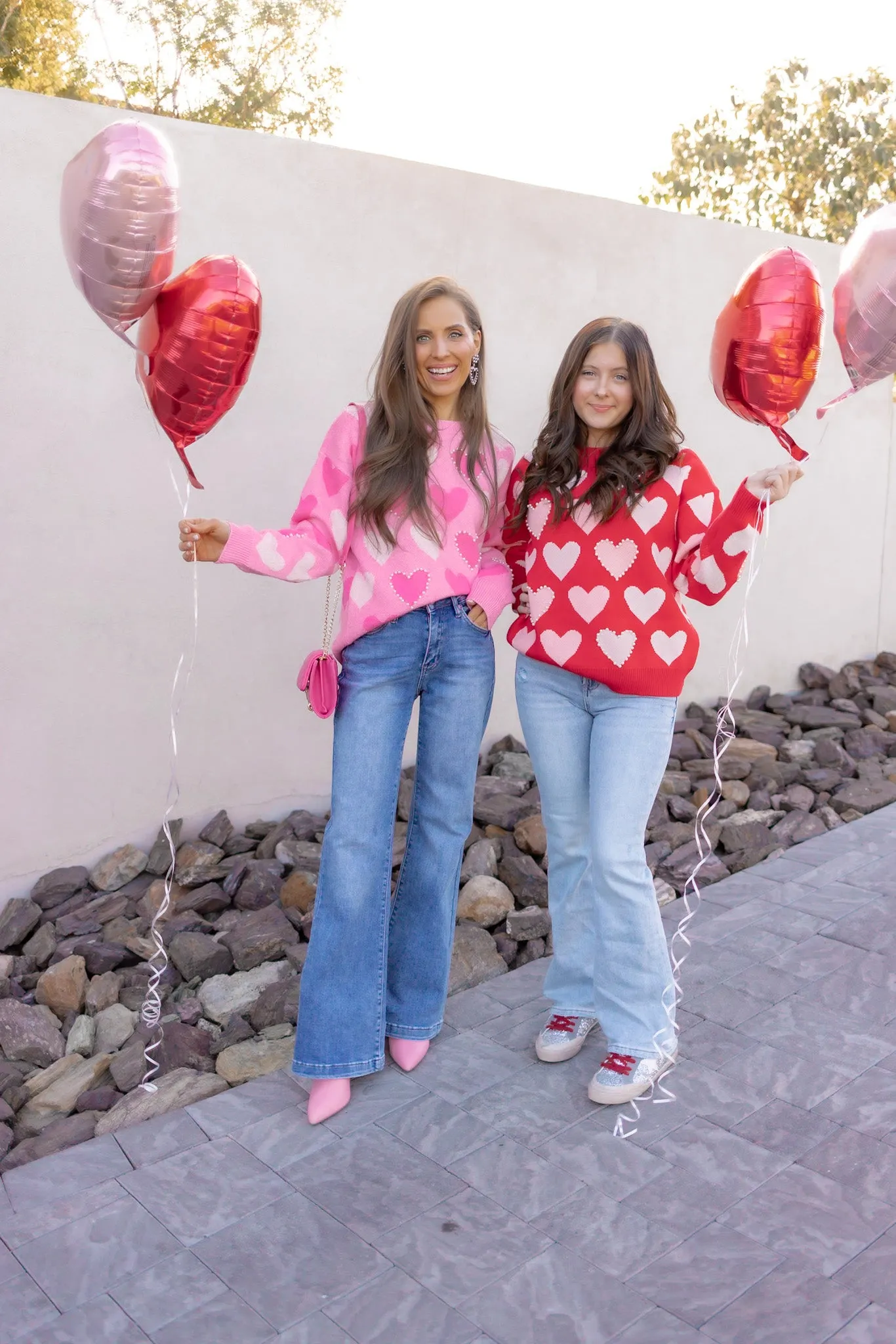Hearts Galore Luxe Pearl Detail Sweater