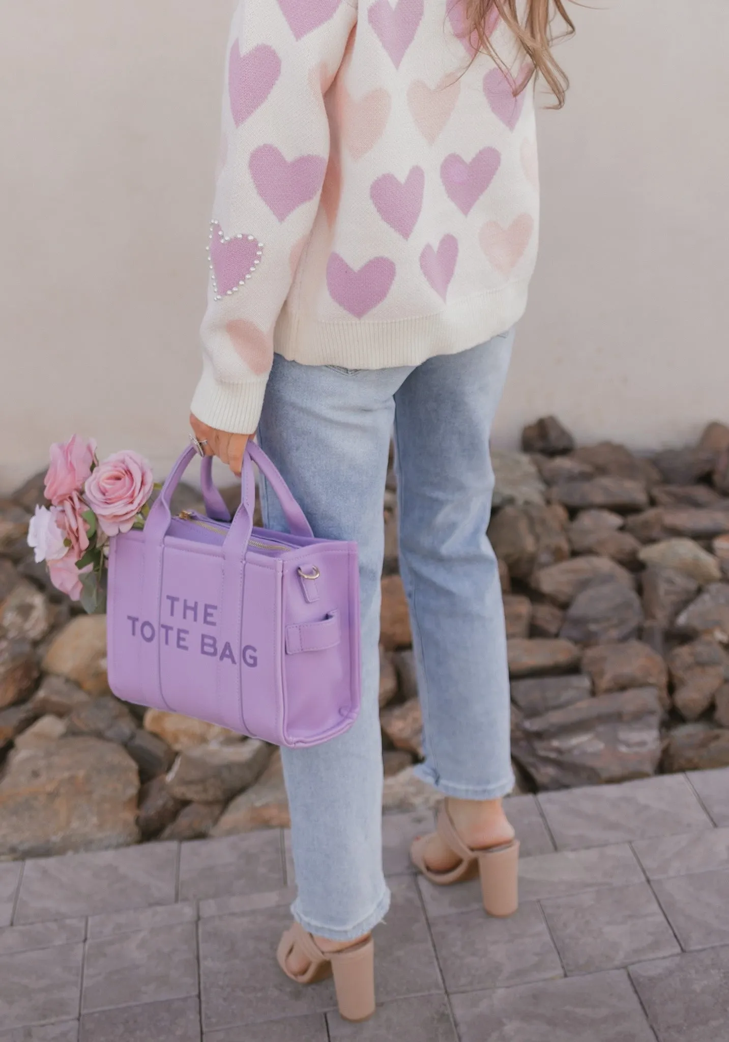 Hearts Galore Luxe Pearl Detail Sweater