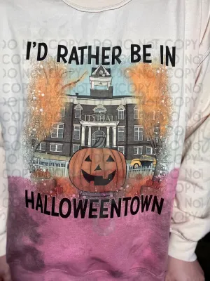 I'd Rather be in Halloweentown Top Design