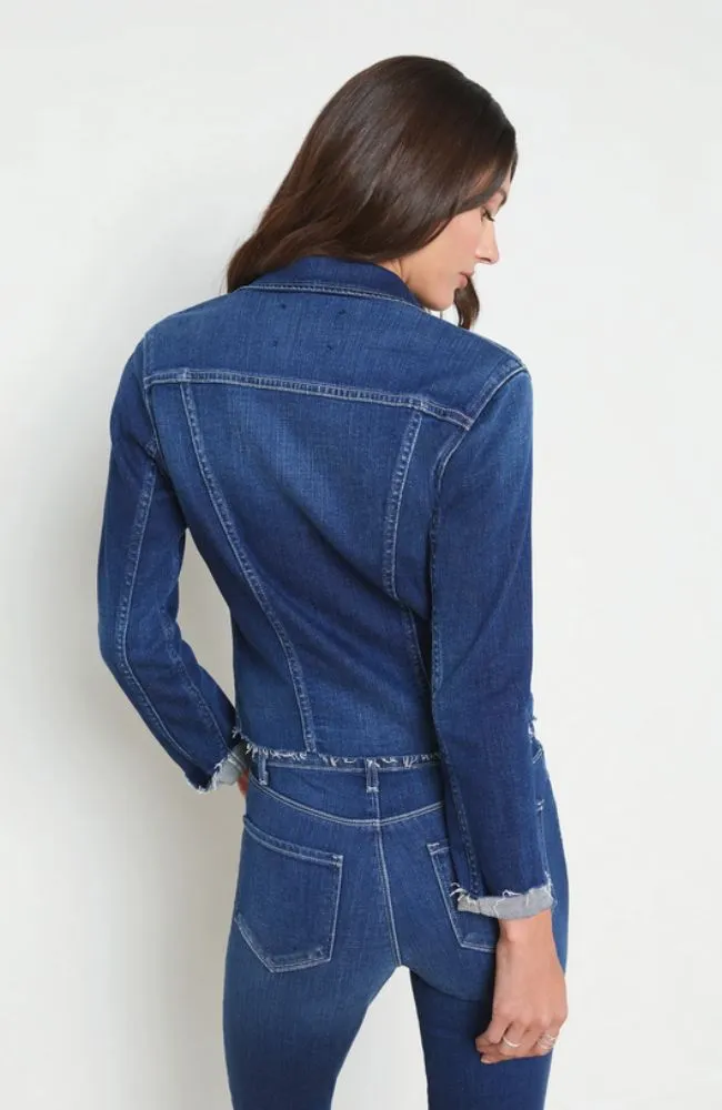 Janelle Slim Raw Jacket Sutton