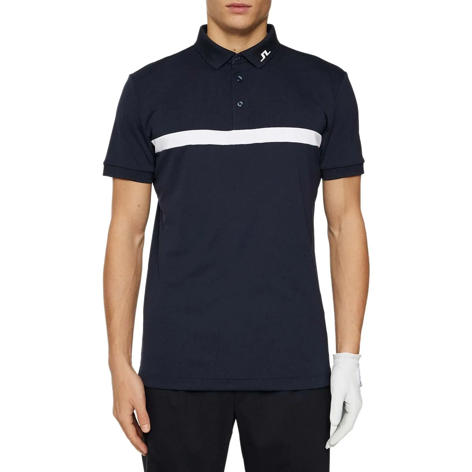 J.Lindeberg Jeff Reg Fit Golf Polo Shirt - JL Navy