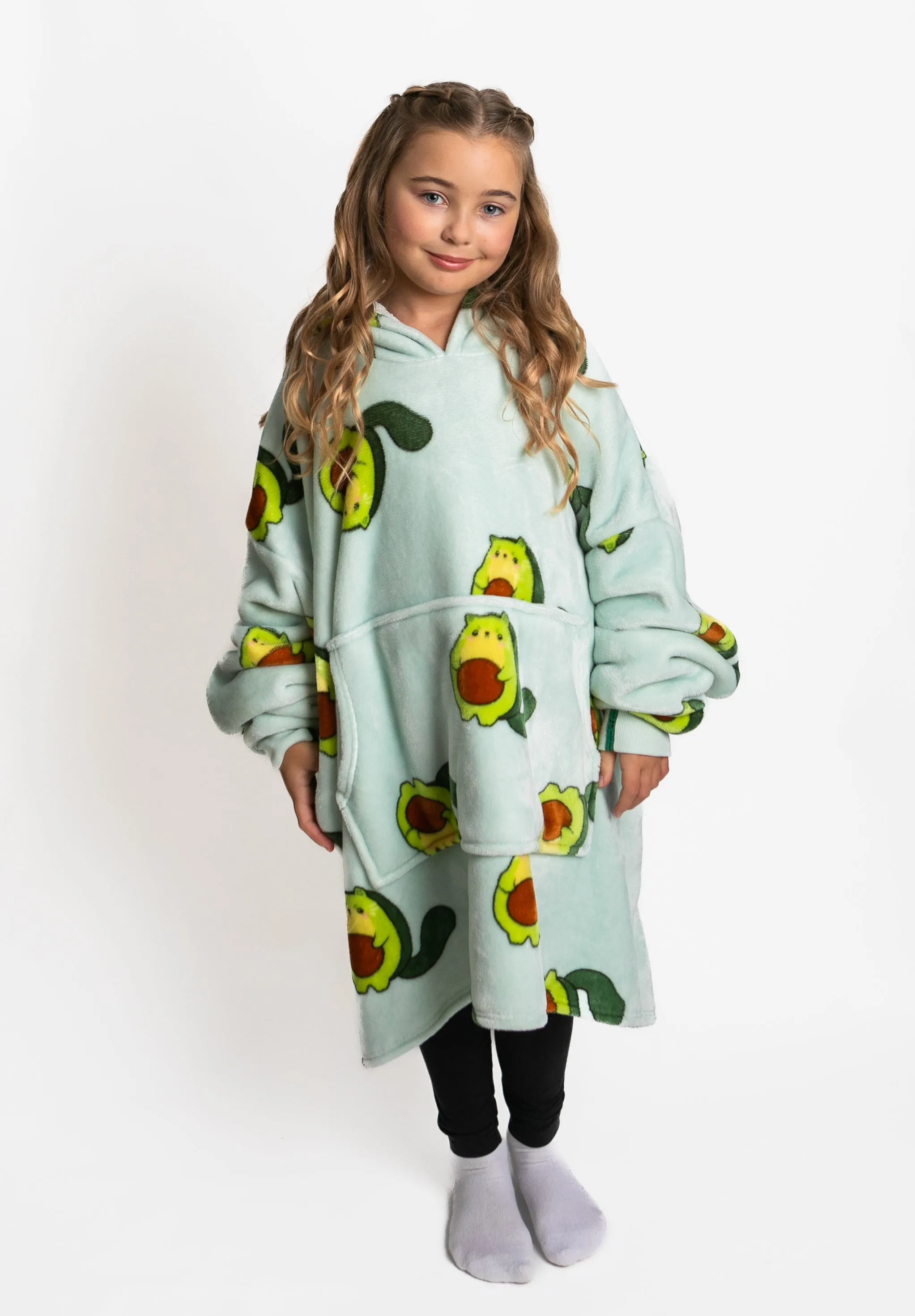 Kids Giant Hoodie Avocato Green