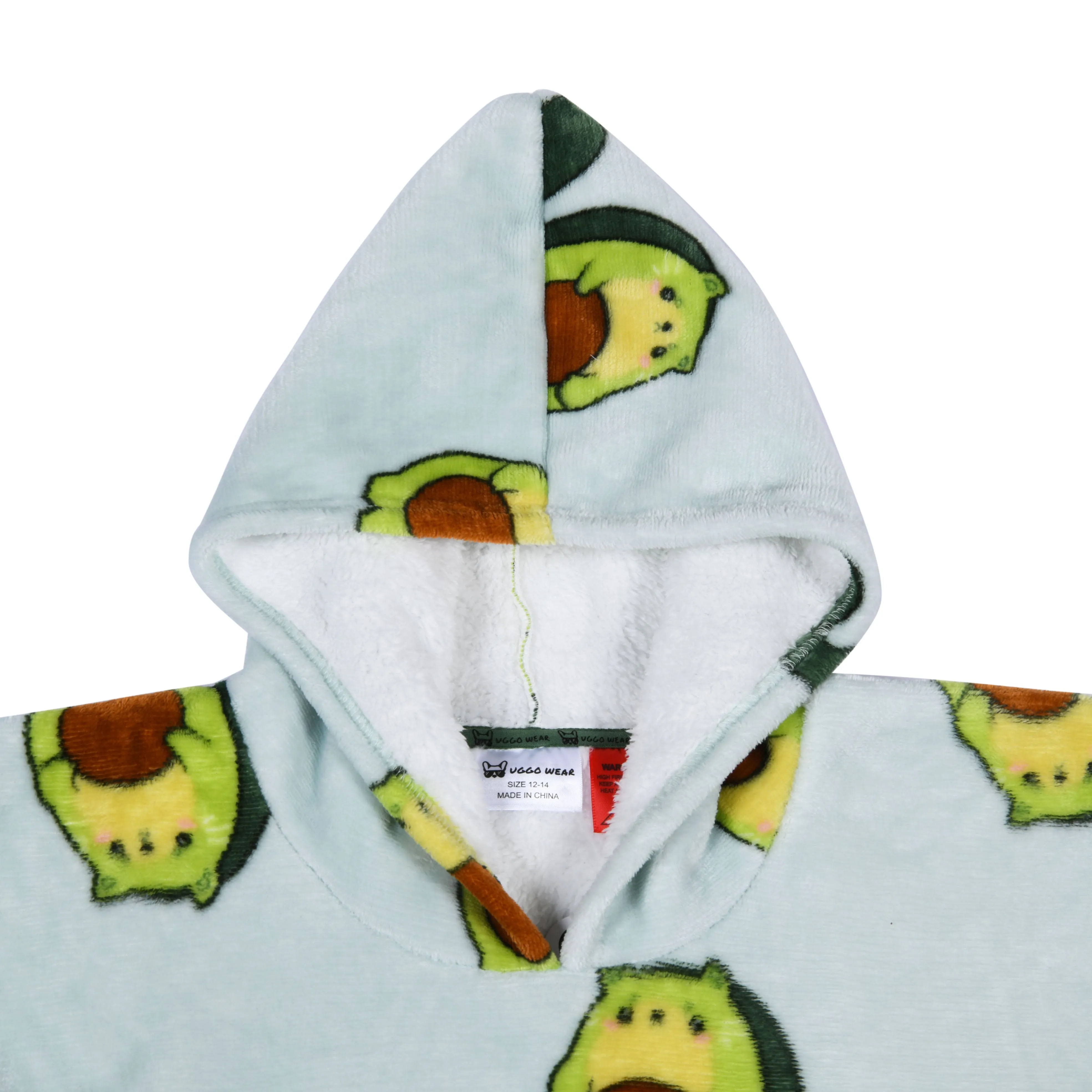 Kids Giant Hoodie Avocato Green