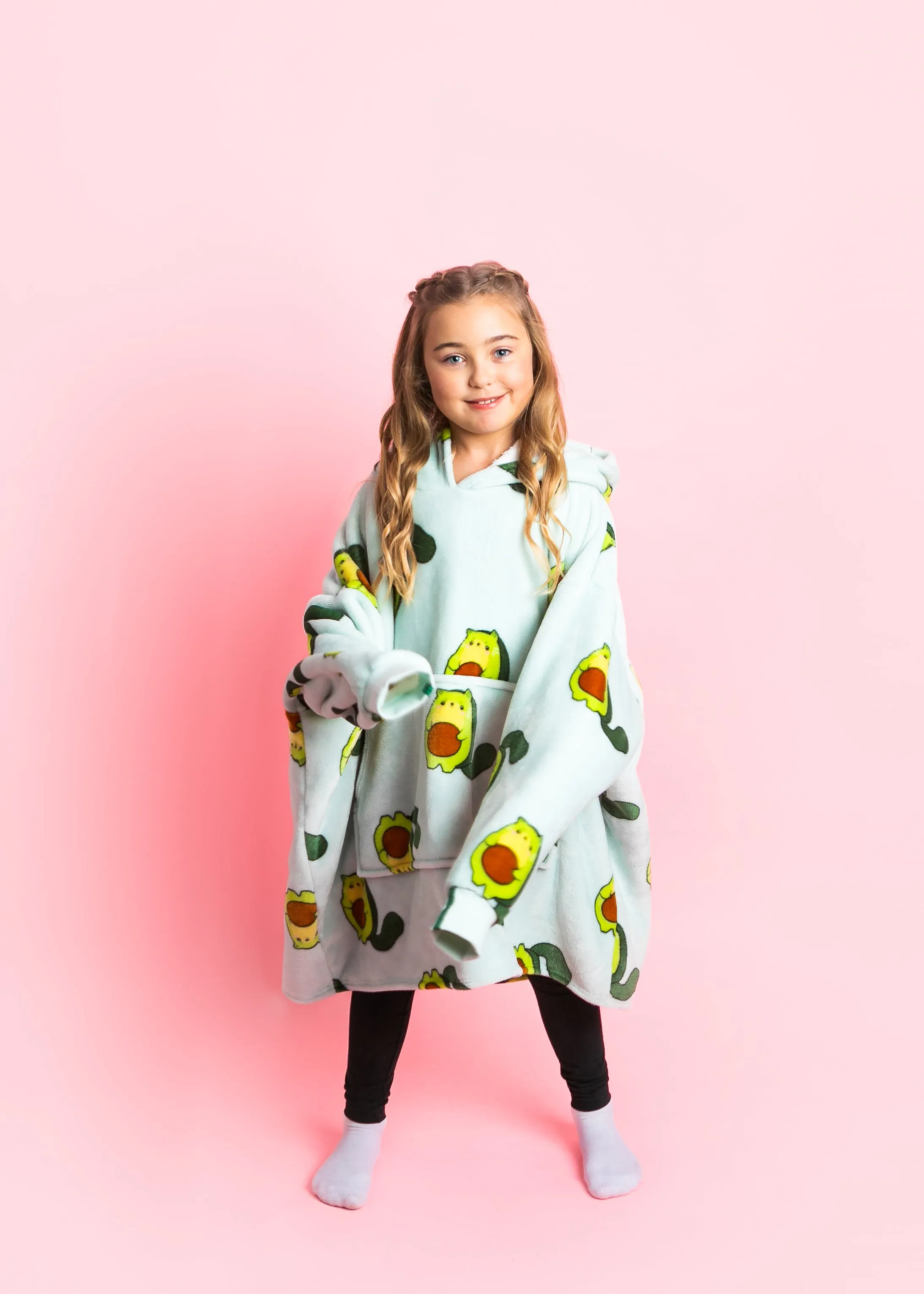 Kids Giant Hoodie Avocato Green