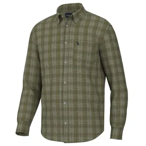 Local Boy Strickland Dress Shirt- Gunmetal/Olive/Cream