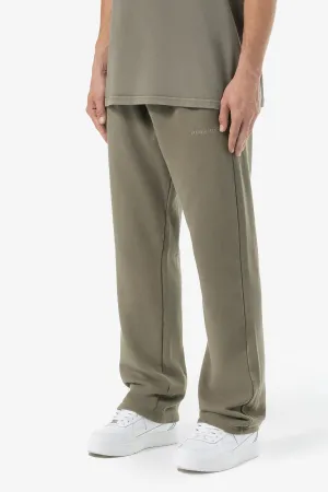 Logo Wide Sweat Pants Vintage Faded Olive