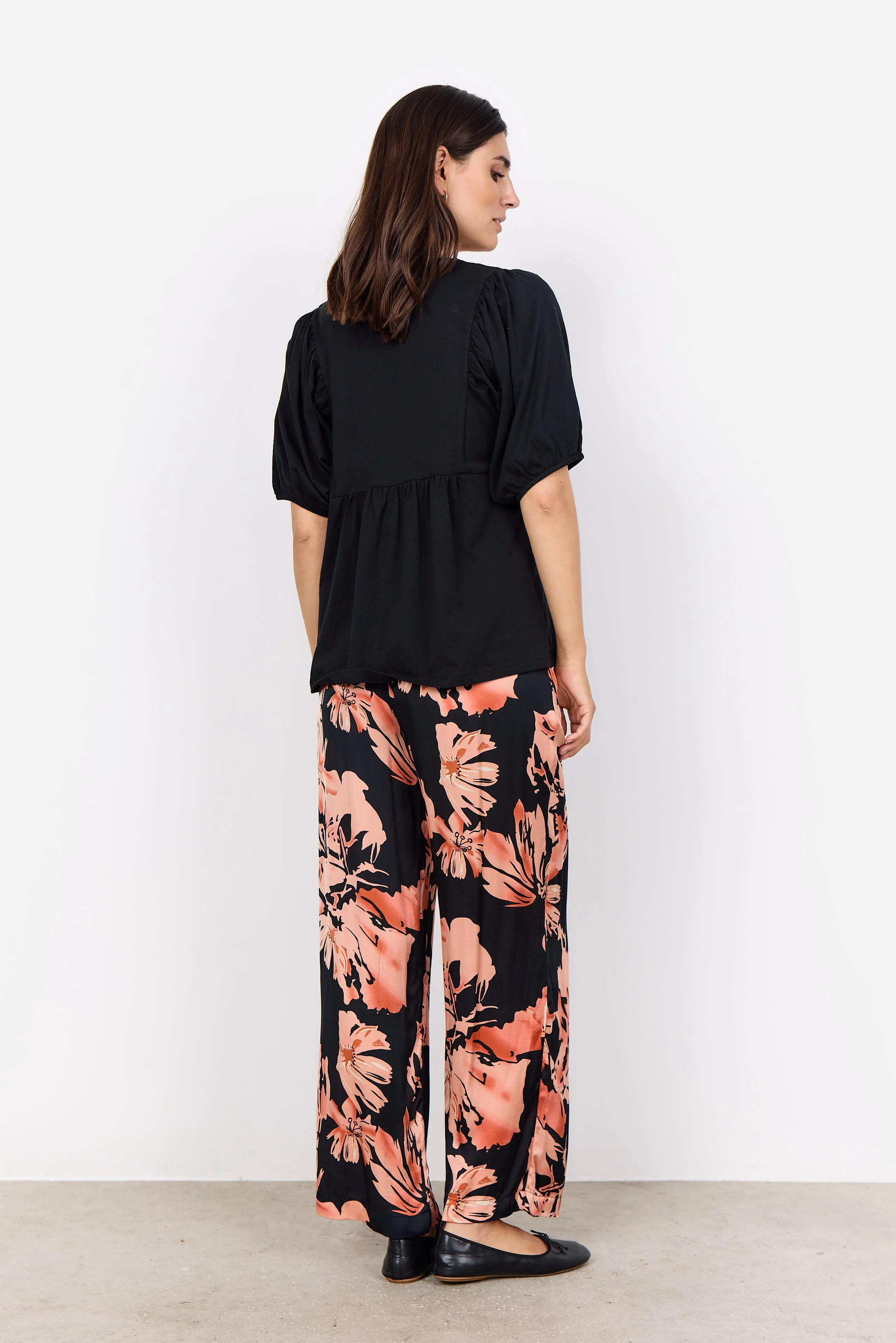 Loraine Eyelet Cotton Blouse - Black