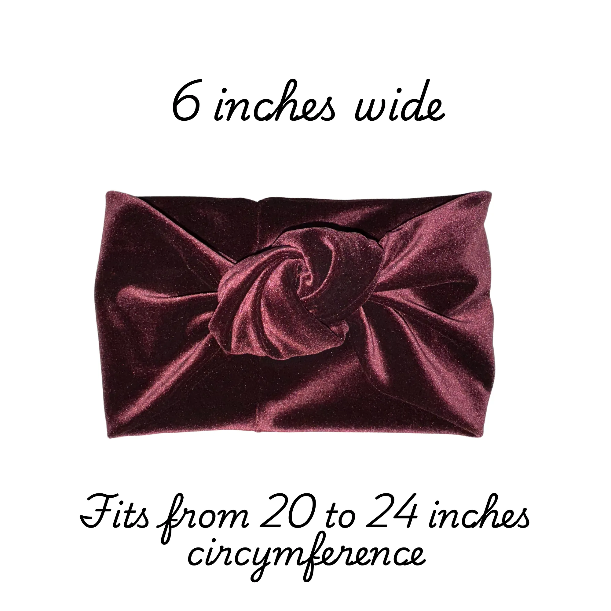 Luxurious Velvet Knotted Headband GUNMETAL