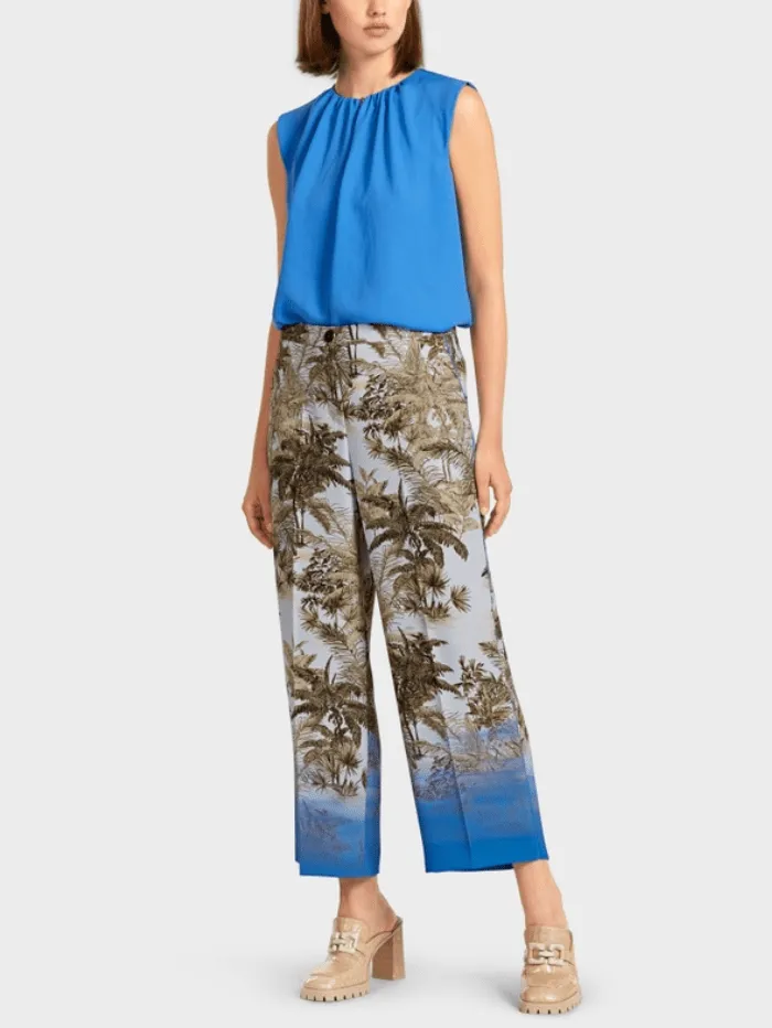 Marc Cain Collections Azure Blue Top UC 61.03 W39 COL 360