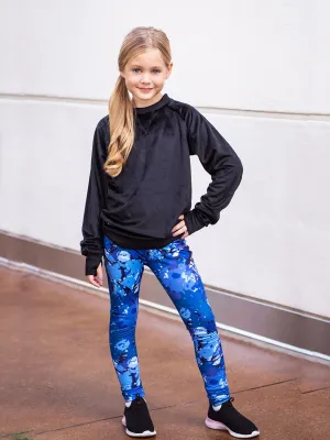 Minky Crewneck Sweatshirt - Black