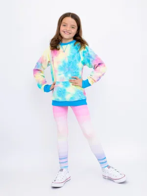 Minky Crewneck Sweatshirt - Tie Dye