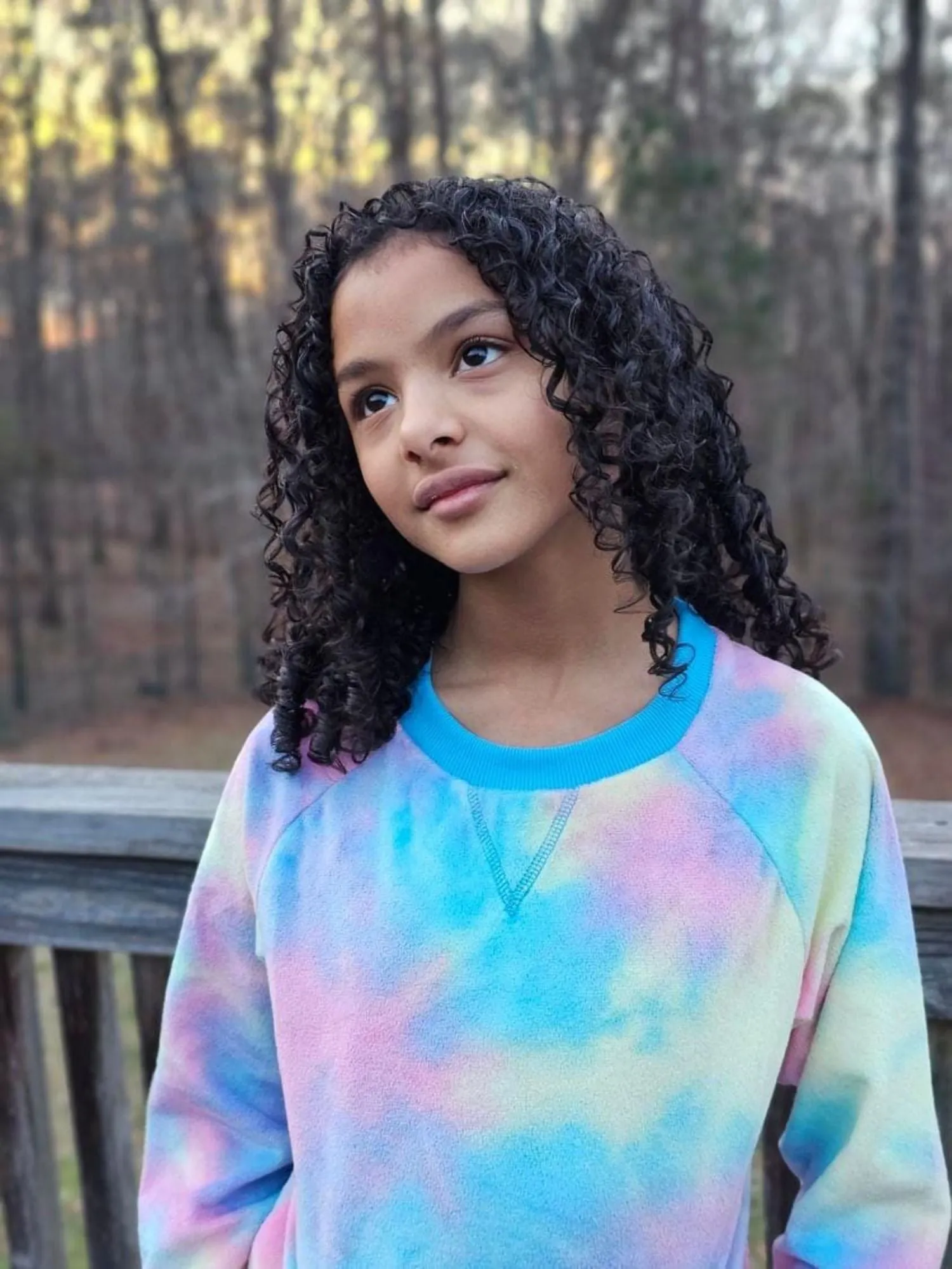 Minky Crewneck Sweatshirt - Tie Dye