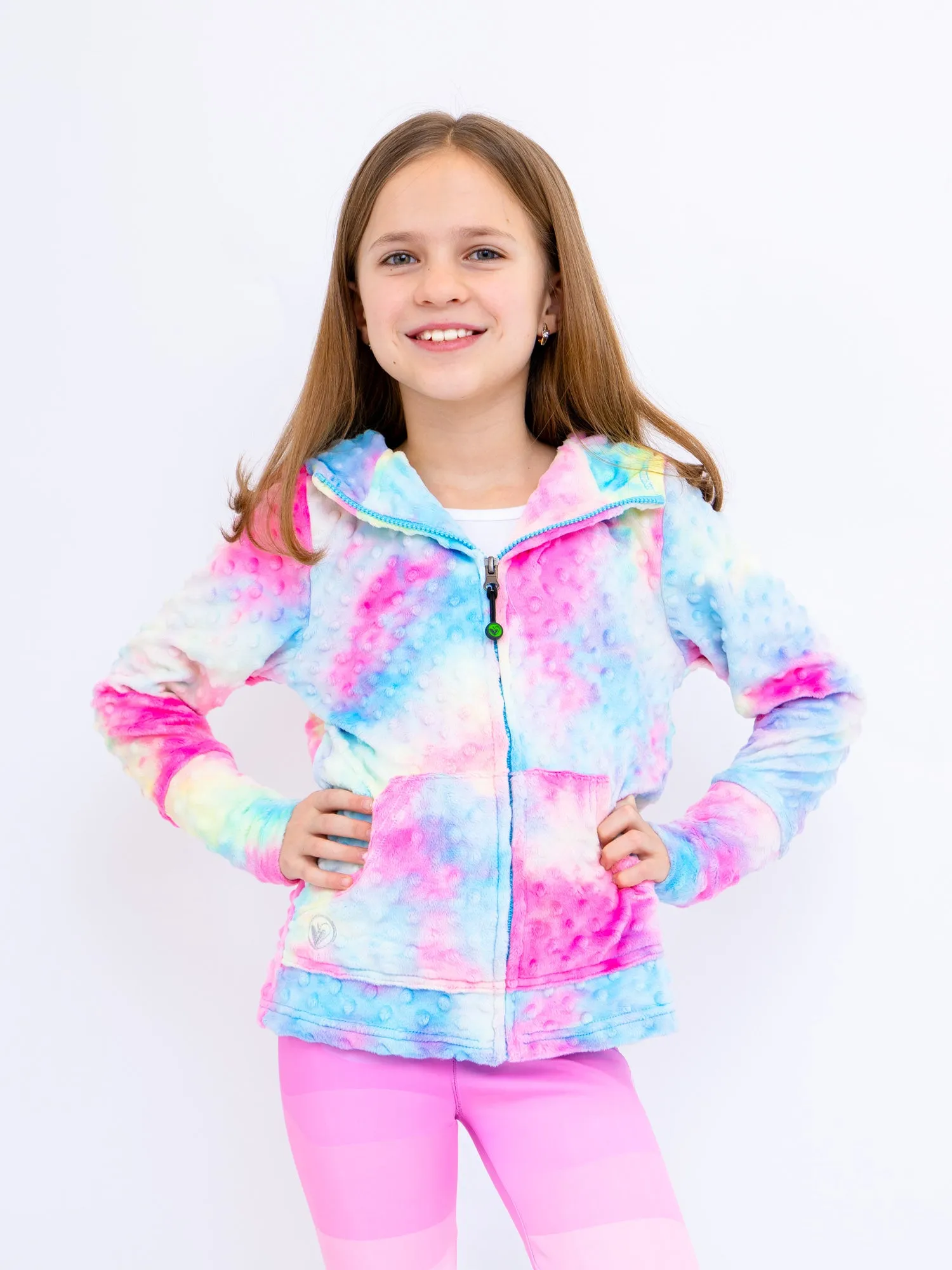 Minky Hoodie and Jogger Gift Set - Cotton Candy