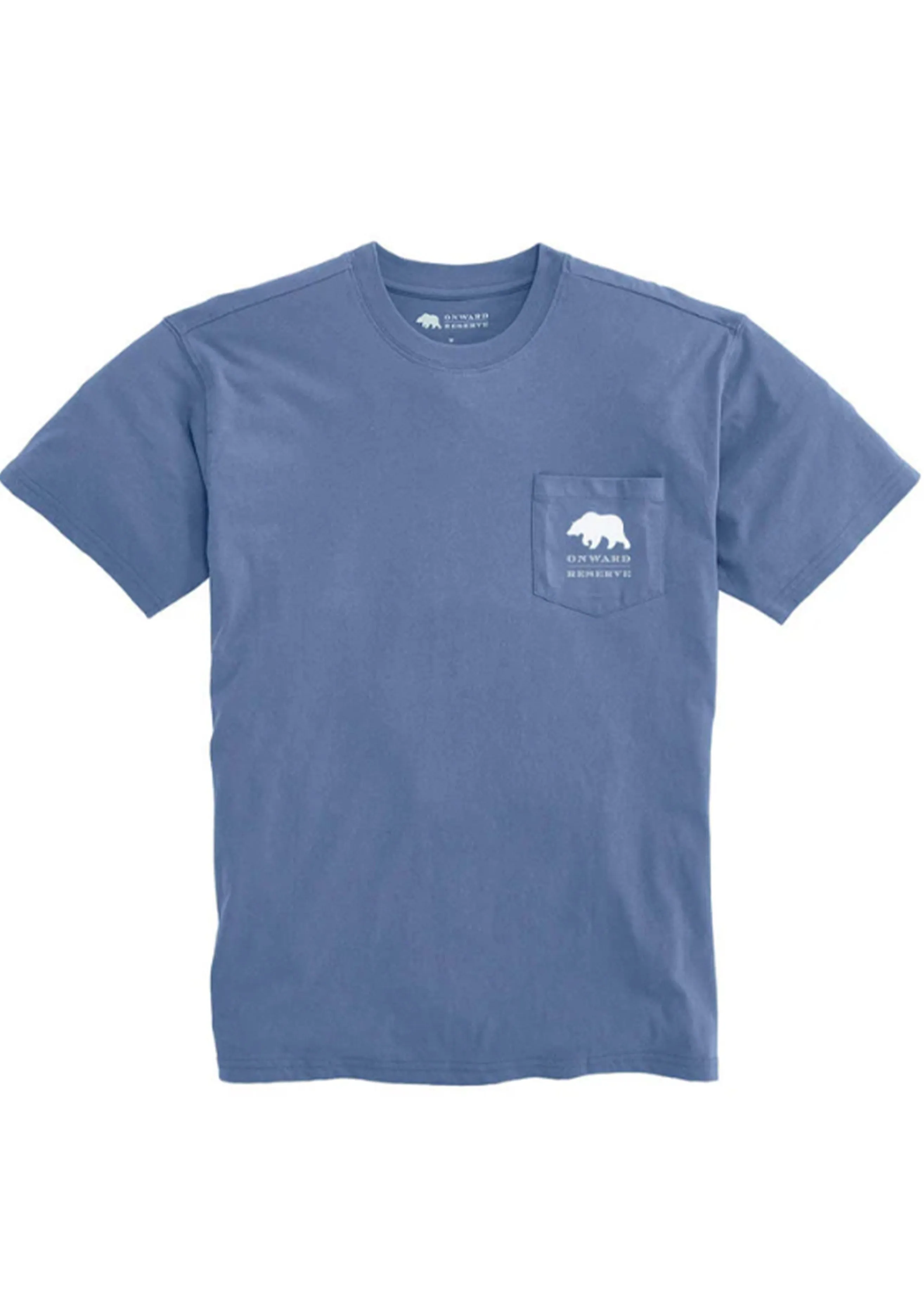 Onward Reserve Waffle House Post Card Tee | Washed Blue