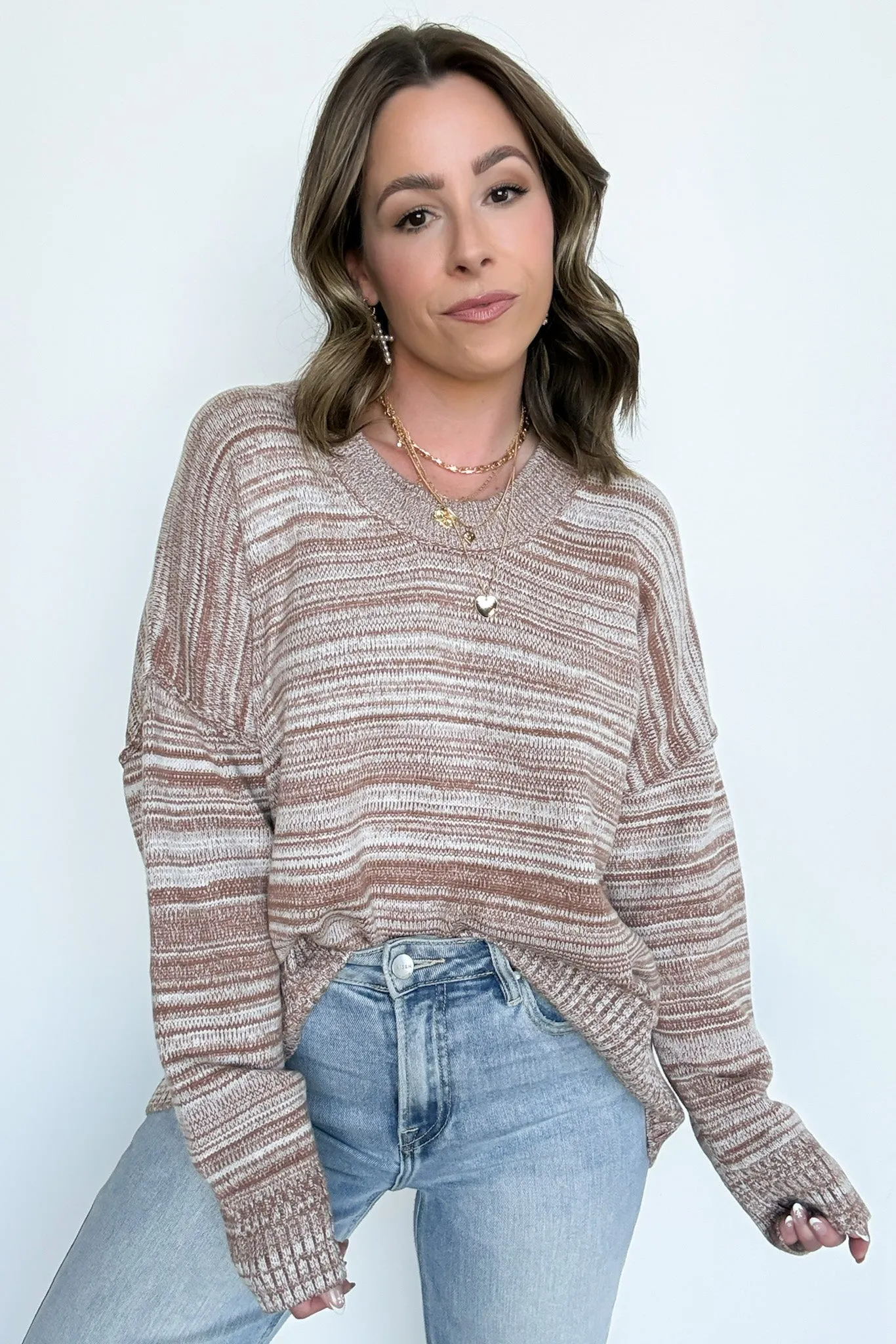 Perfect Classic Ribbed Band Sweater - FINAL SALE