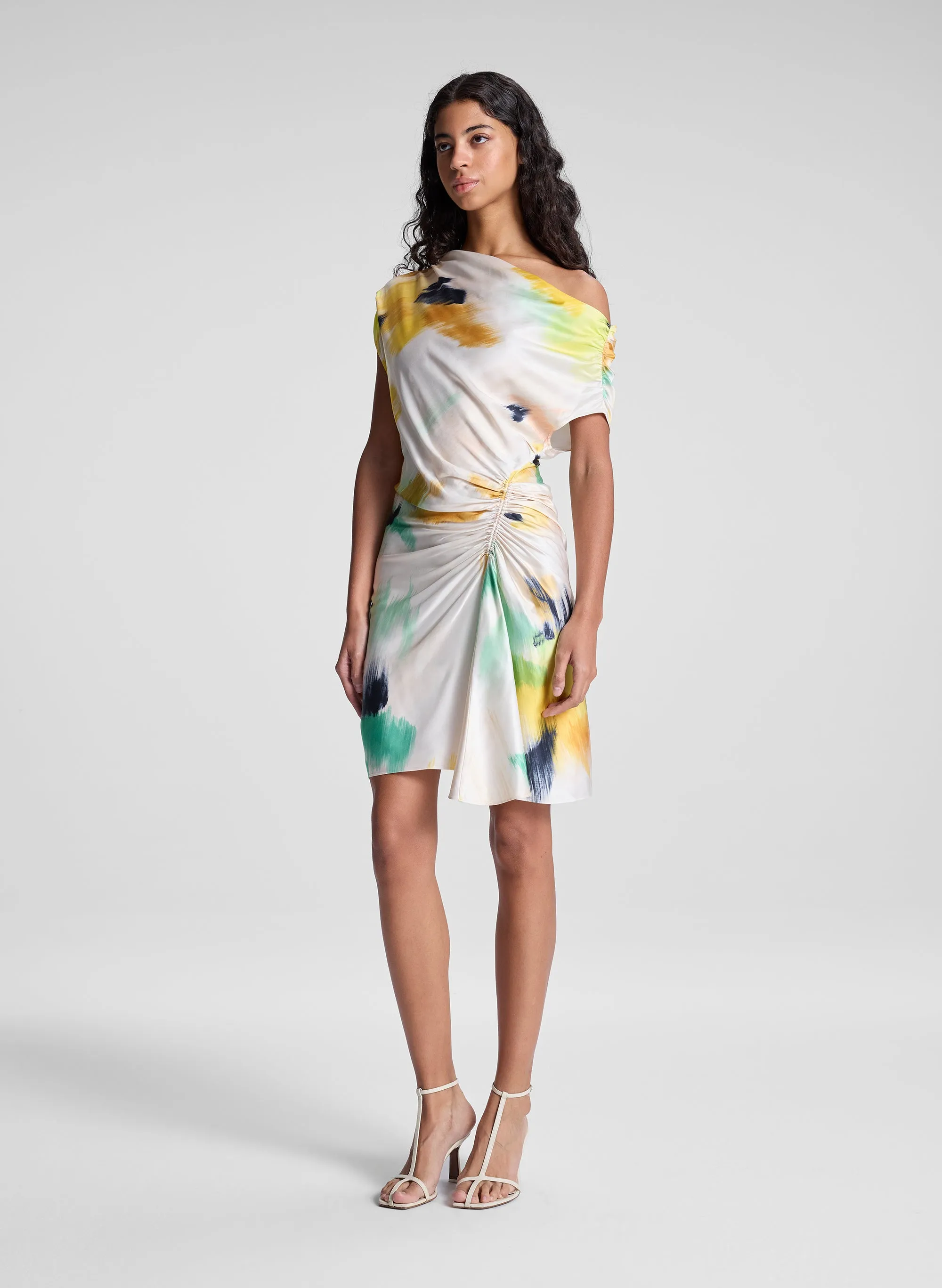 Poppy Satin Mini Dress