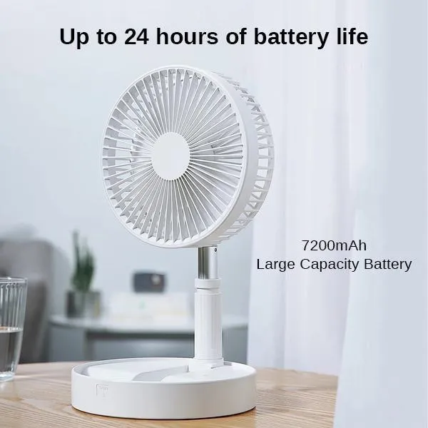 Rechargeable Mini Telescopic Fan