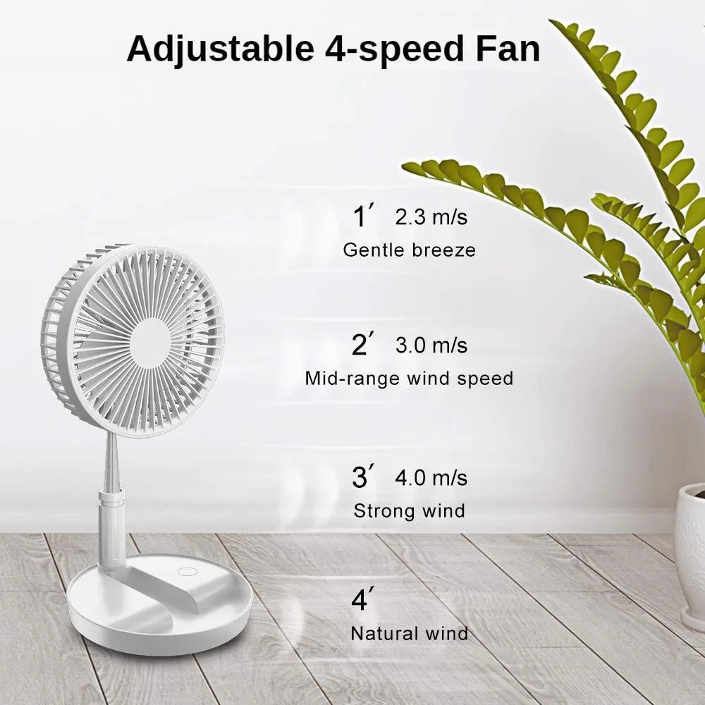 Rechargeable Mini Telescopic Fan