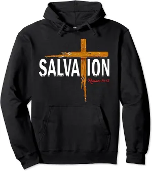 Salvation - Pullover Hoodie - Fun and Inspirational Design by Crucial Key