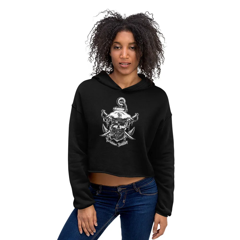 SEA CAPTAIN-WOMEN'S CROPPED HOODIE