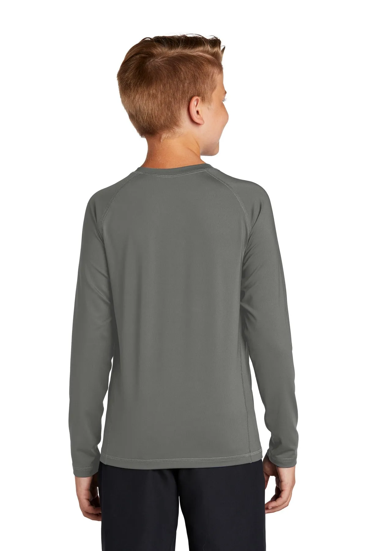 Sport-Tek Youth Long Sleeve Rashguard Tee. YST470LS